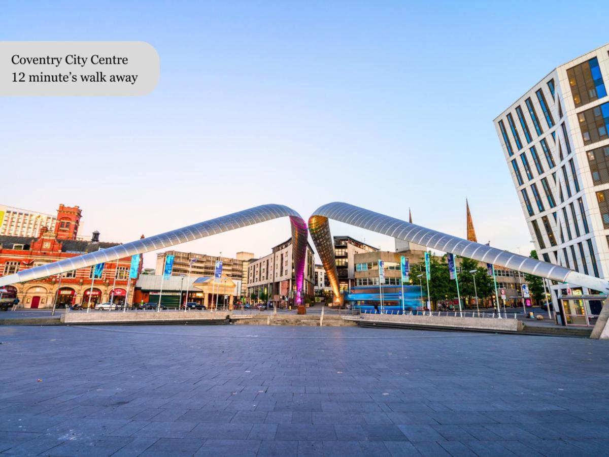 Beautiful In Centre With Free Parking, Balcony, Work Desk, Self-check-in, Fast Wifi And Smart Tvs By Yoko Coventry